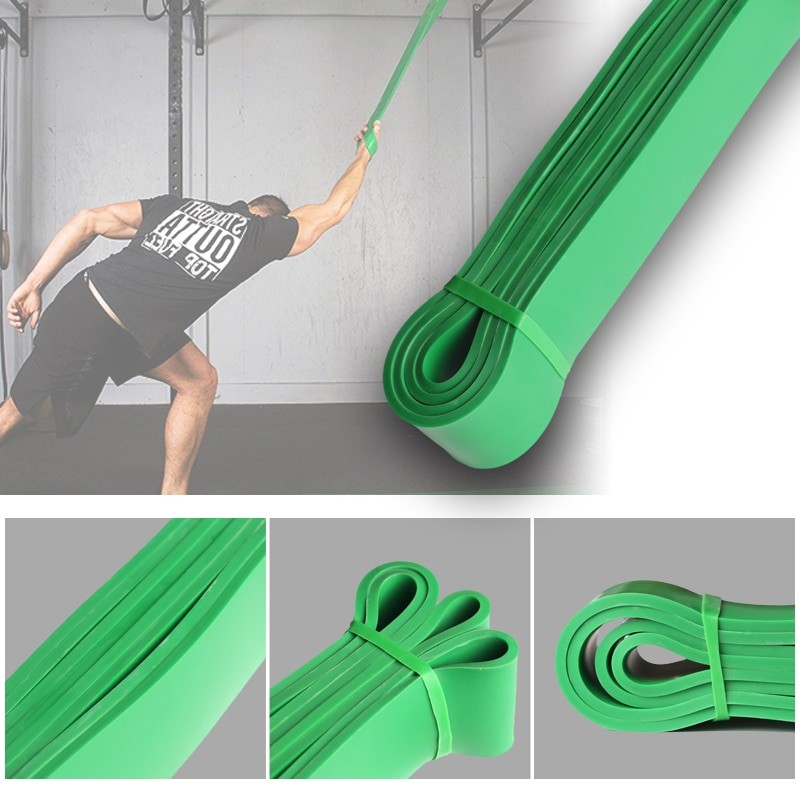 BARRE HALTERE POIDS elastique musculation bande elastique 100 LBS de  résistance pour la maison y compris 5 bandes de fitn337 - Cdiscount Sport
