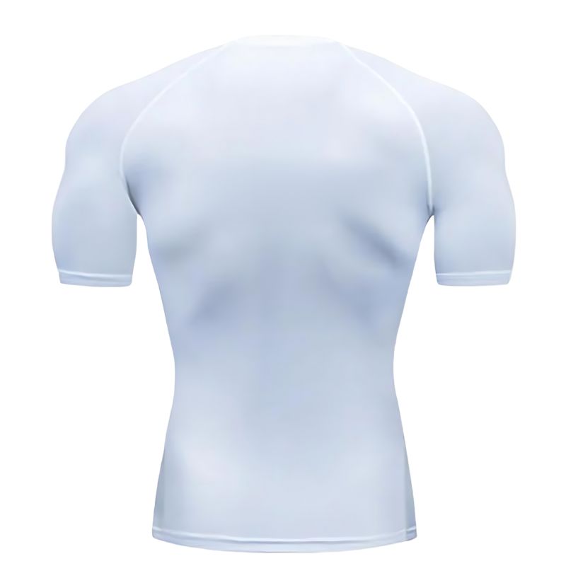 T Shirt Sport Personnalisable Blanc vue Dos -- WO-Calisthenics