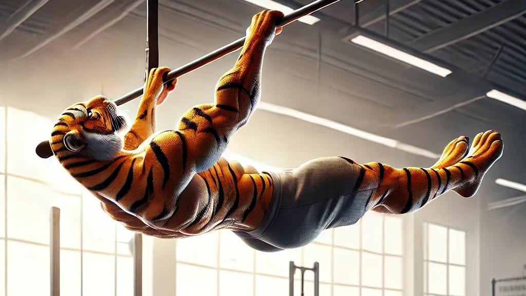 Front Lever avec Tiger 16:9 -- WO-Calisthenics